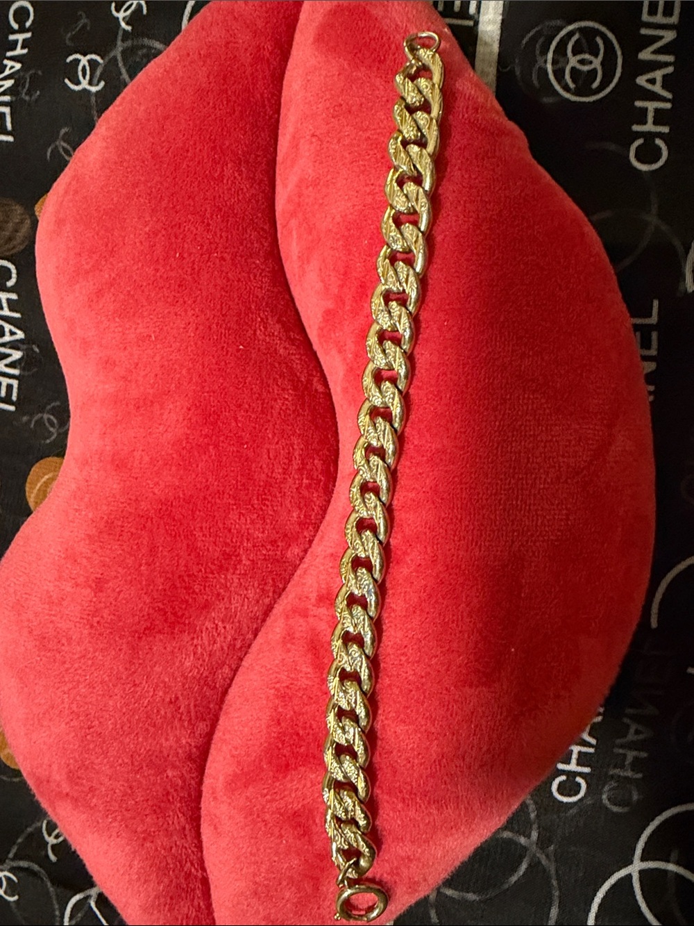 Gold Chain Link Bracelet